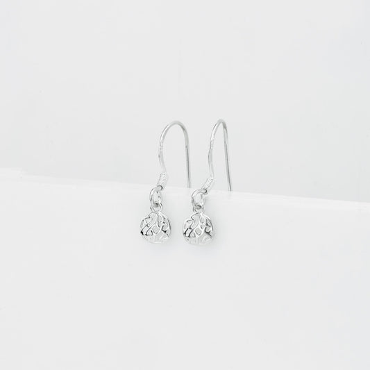 925 Sterling Silver Celtic Knot Sphere Drop Earrings