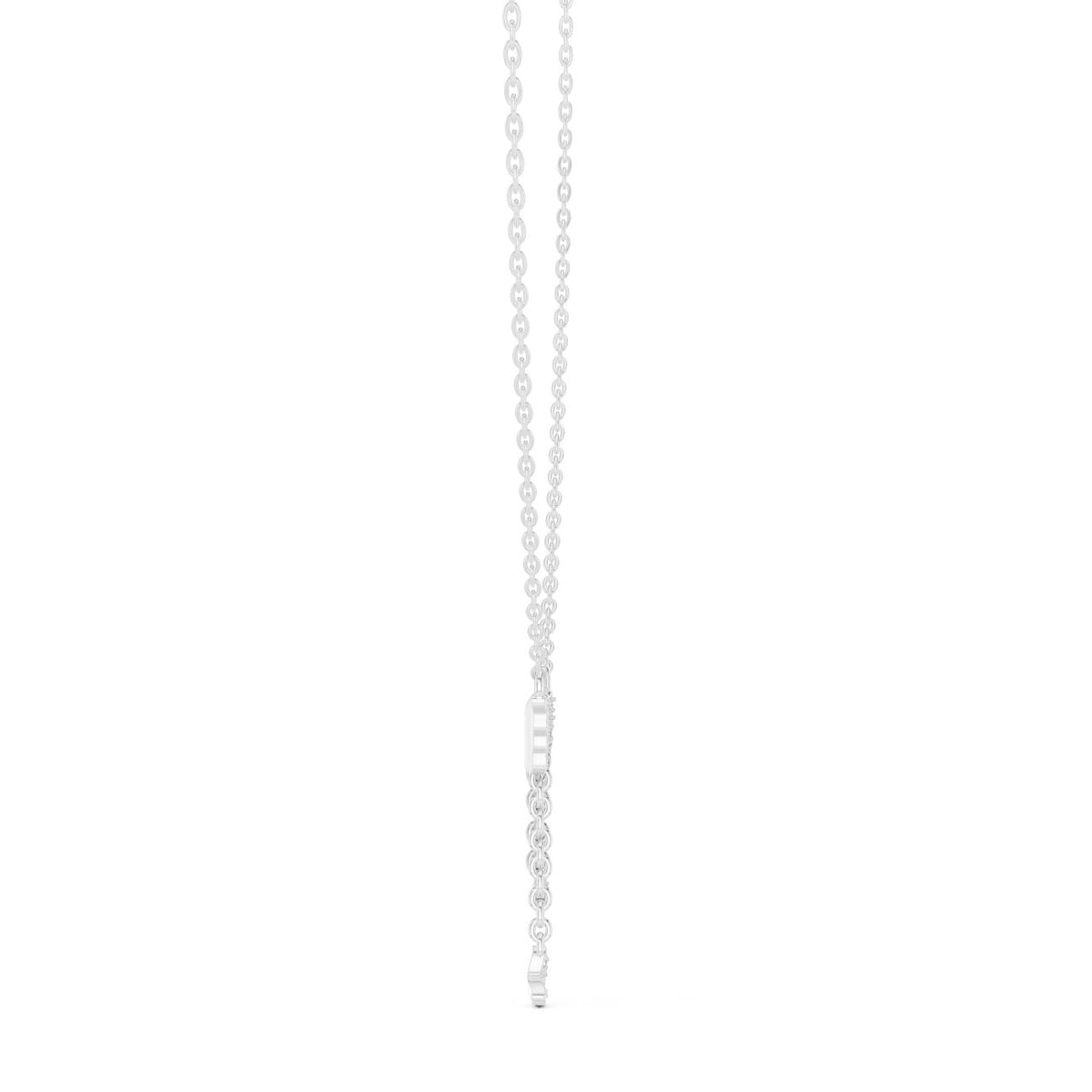 Butterfly Lariat Drop Lab Grown Diamond Necklace