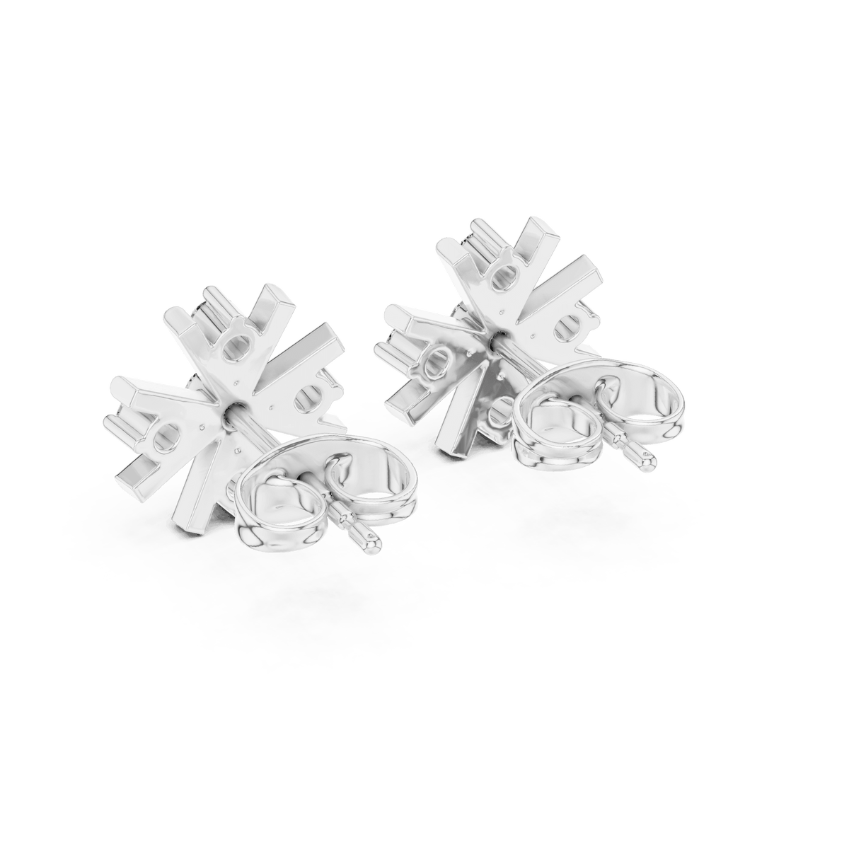 Linear Radiance Cluster Lab Grown Diamond Studs
