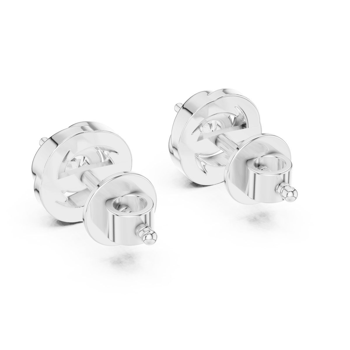 Aura Twisting Solitaire Lab Grown Diamond Studs