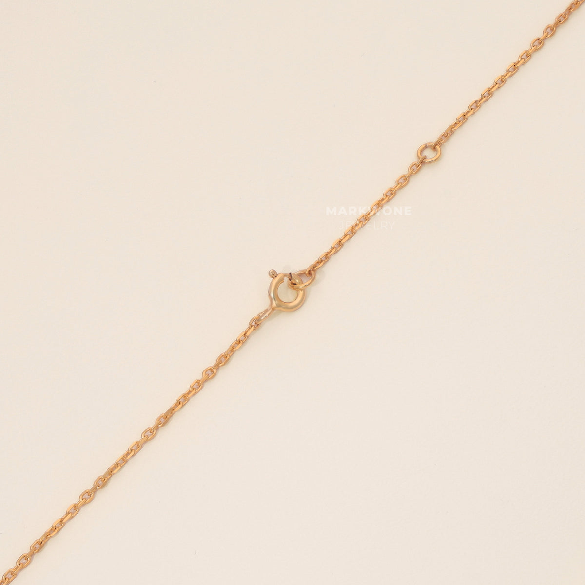 Minimalist 14KT Gold Station Chain Initial  Y-Necklace